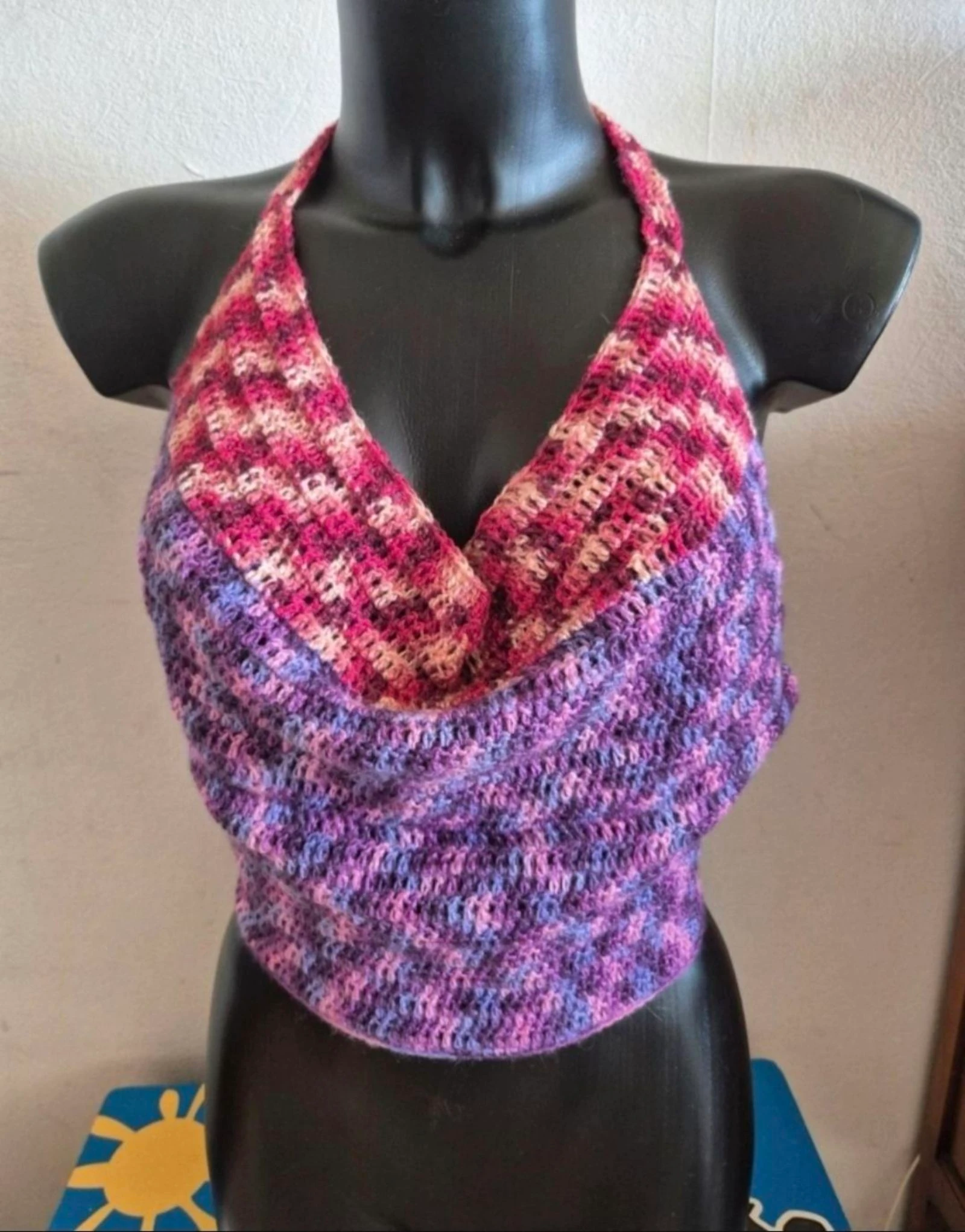 Top dos nue crochet. Taille m/l
